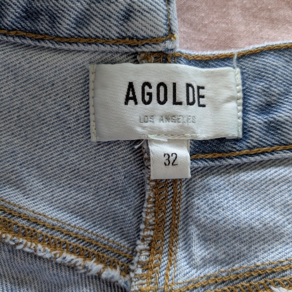 AGOLDE Criss Cross Straight in Dimension - Women's Size 32 - Picture 3 of 5